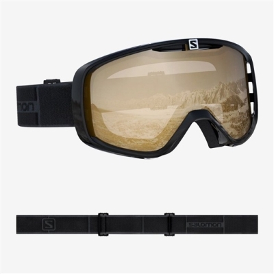 Dámské Ochranné Brýle Salomon AKSIUM OTG BLACK Hnědožlutý | CZ-14953ER