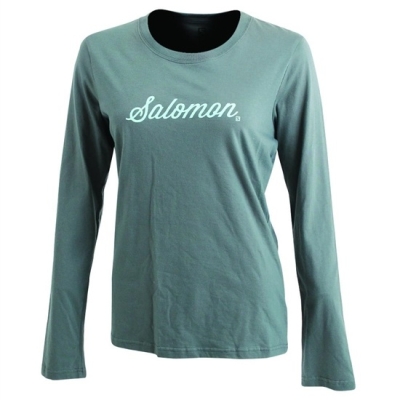 Dámské Tričko Salomon SMOOTH LS W Long Sleeve Zelene | CZ-68915QL