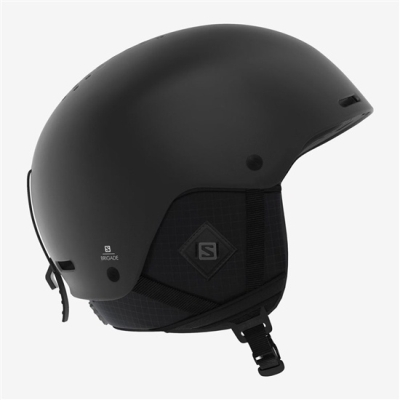 Pánské Helmets Salomon BRIGADE+ Černé | CZ-35718OU